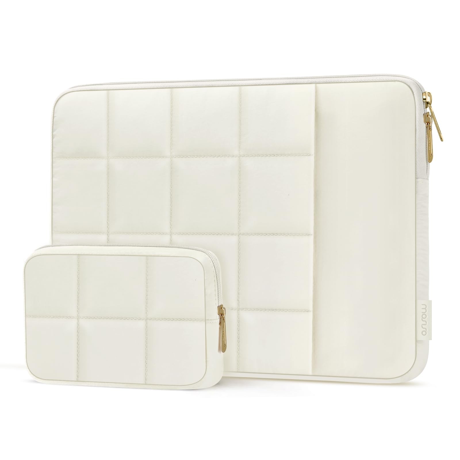 MOSISO Laptop Case 13.3 inch,13-13.3 inch Puffy Sleeve inch, Sand