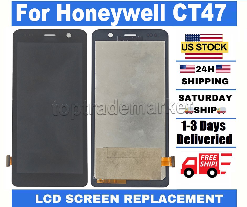 US Digitizer LCD Display Touch Screen for Honeywell Dolphin CT47 Mobile Scanner