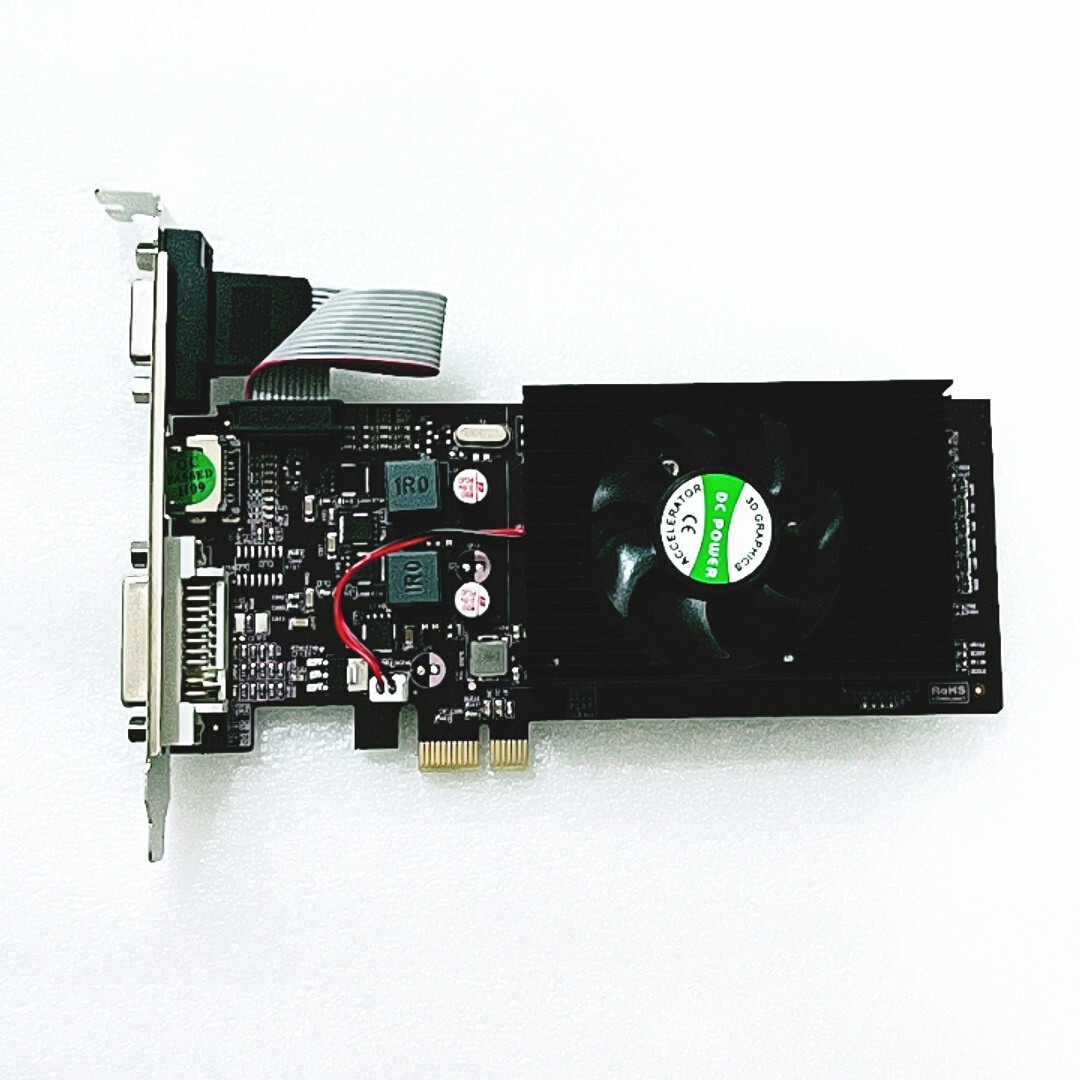 New GT210 PCIE X1 1GB Support PCIE X4 / X8 / X16 Graphics Slot  Video Card GPU