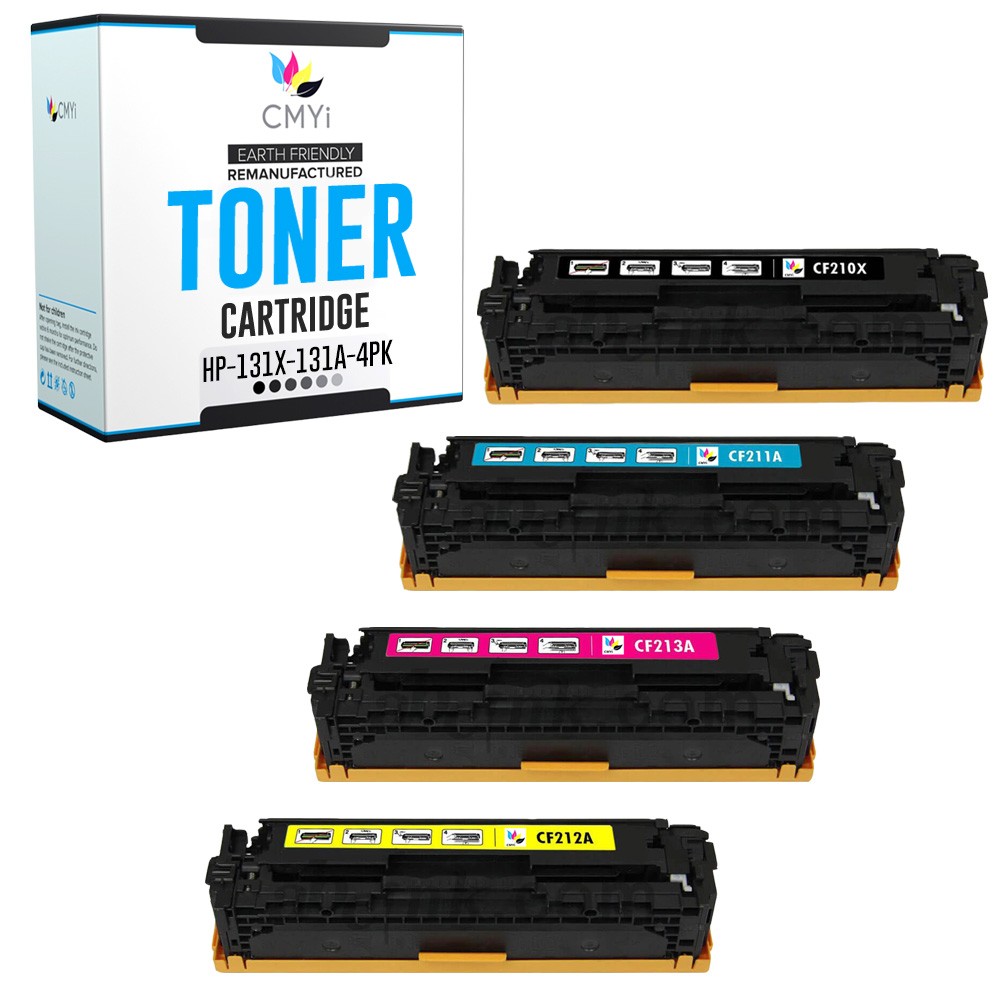 CMYi 4X Replacement 131X-131A Printer Toner for HP LaserJet Pro 200 Color M276nw