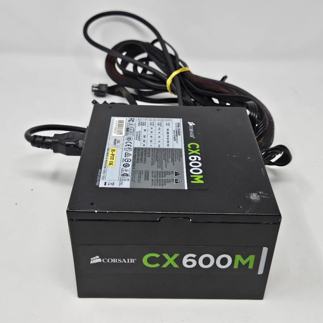 CORSAIR CX600M Modular ATX 600W Power Supply Unit PSU 75-002018 UNTESTED