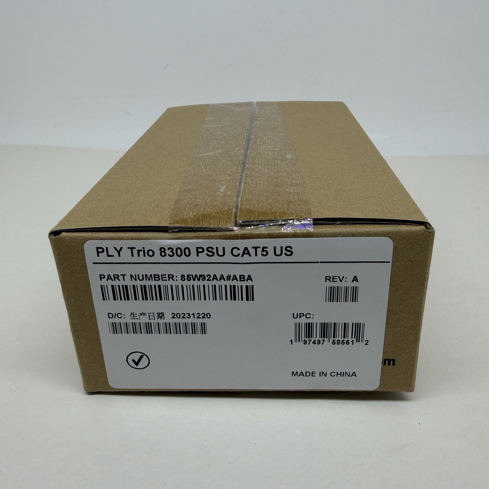 HP Poly 85W92AA#ABA TRIO Power Supply Only CAT5 PLY New