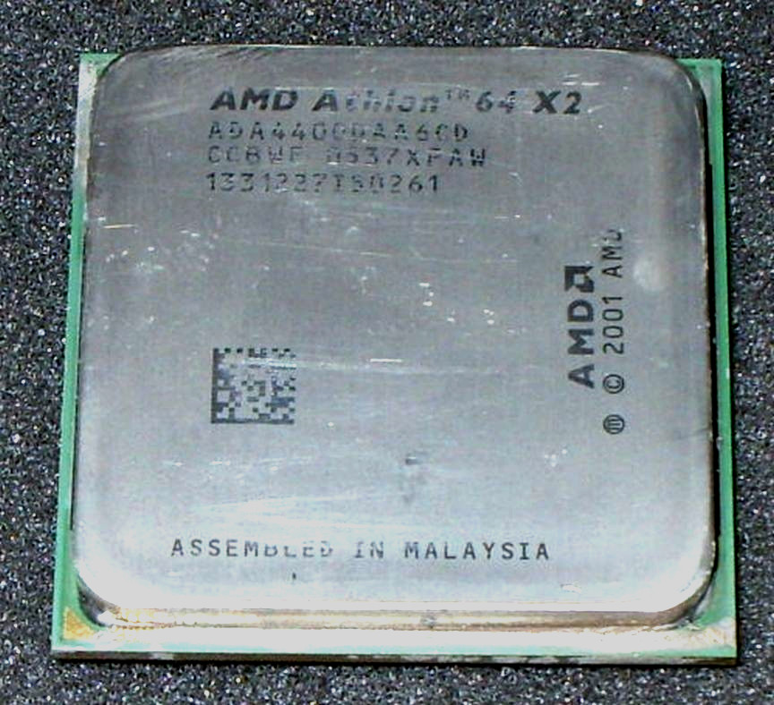 AMD ATHLON 64 X 2  4400+  2.2 GHZ  DUAL CORE PROCESSOR, ADA4400DAA6CD,  SKT. 939