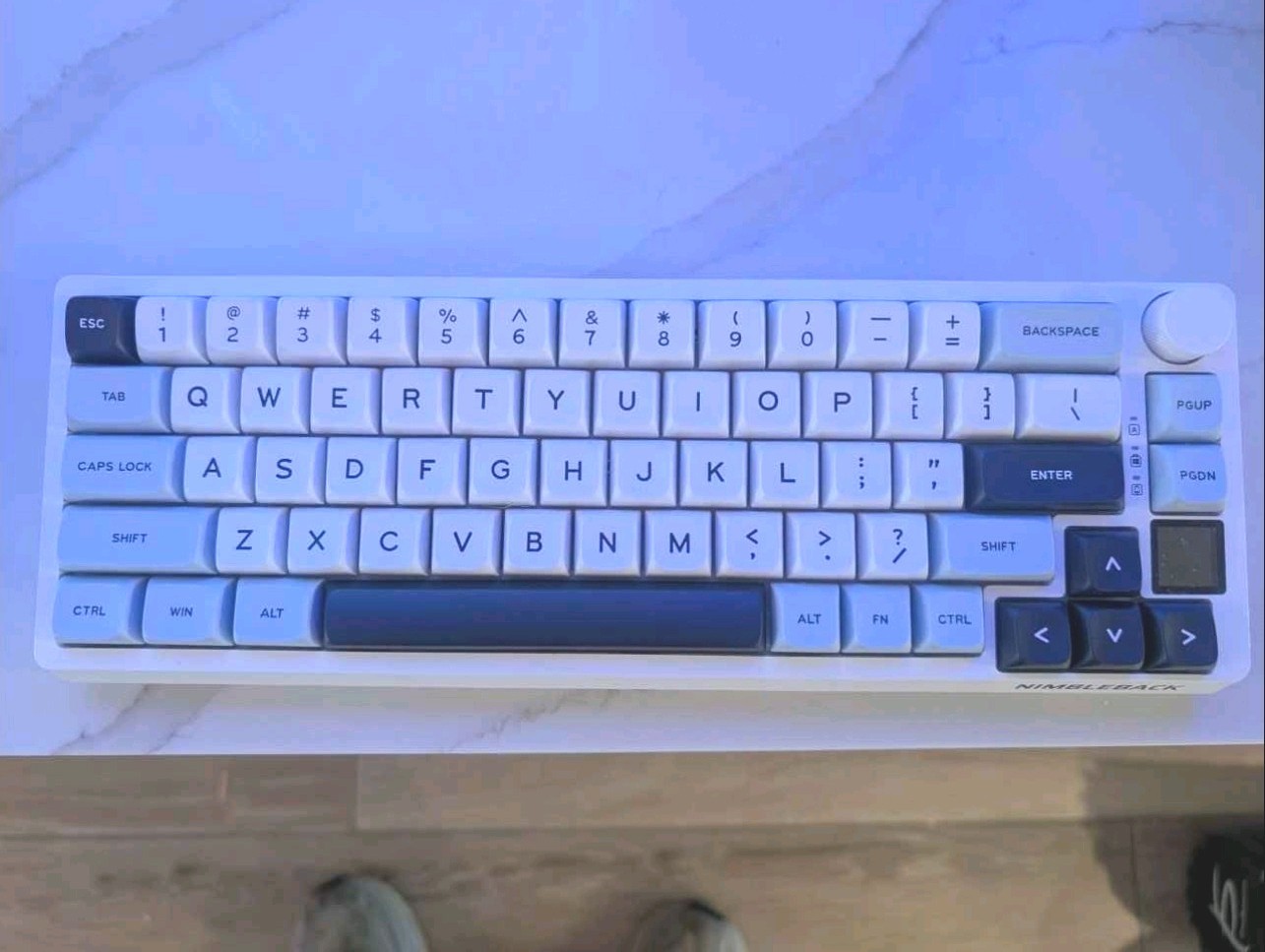LTC Nimbleback NB682 PRO 65% Wireless Mechanical Keyboard w/Screen Knob