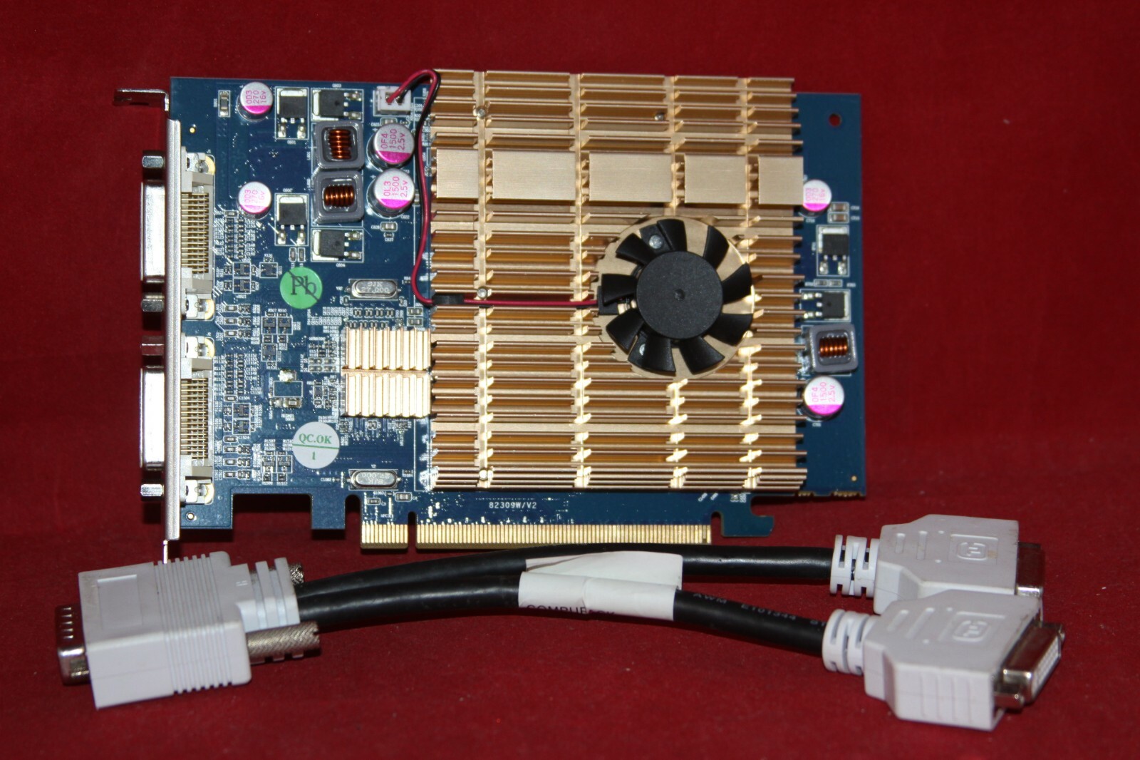 Jaton Video-PX309-Quad, ATI Radeon HD 3450, 512MB, PCI Express x16 Graphics Card