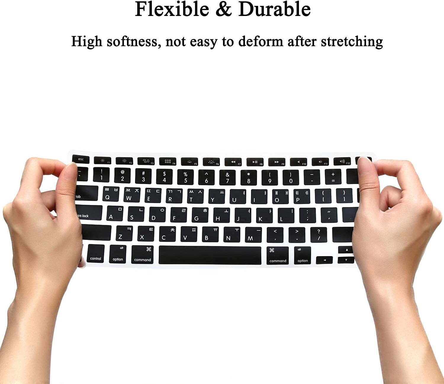 Korean Language Silicone Keyboard Cover Old Version MacBook Air 13" MacBook Pro
