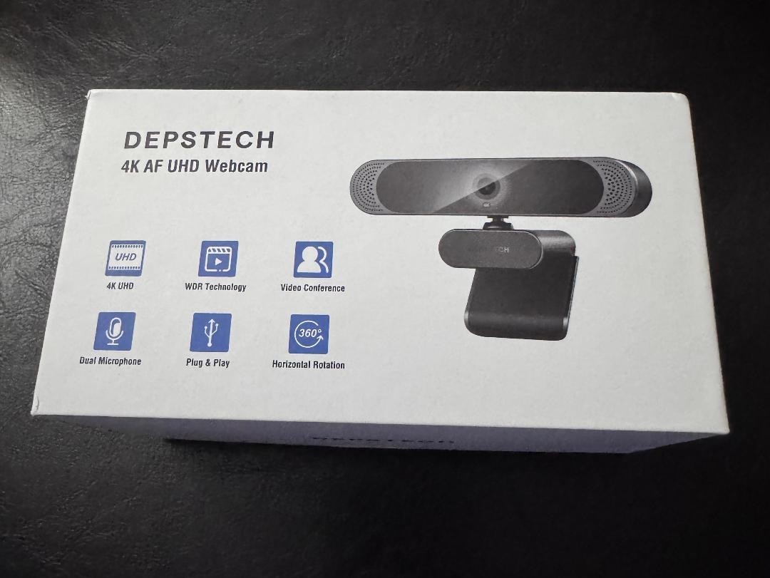 New DEPSTECH 4K Webcam, DW49 HD 8MP Equipped with Sony Sensor Autofocus Webcam