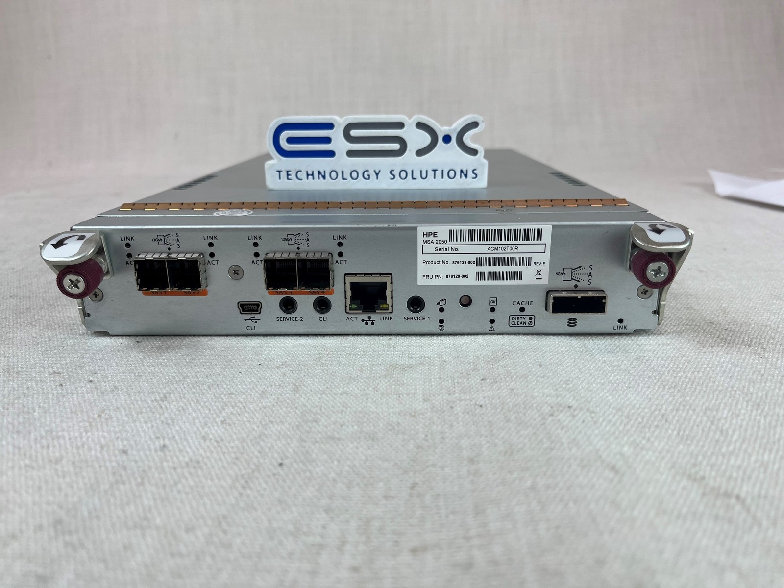 HPE MSA 2050 SAS Controller 876129-001 876129-002