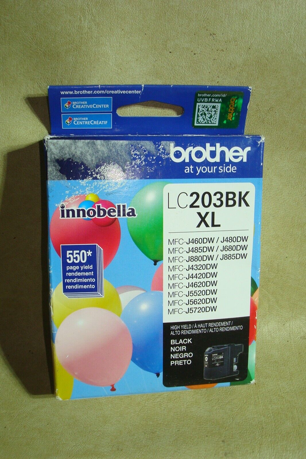 Genuine Brother LC209BK XXl Black Ink Cartridge High Yield XXL Exp 06/22