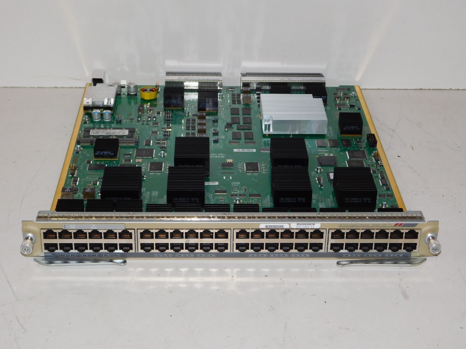 Cisco C6800-48P-TX 48 Port Gigabit Ethernet Module 10/100/1000GE Integrated DFC4