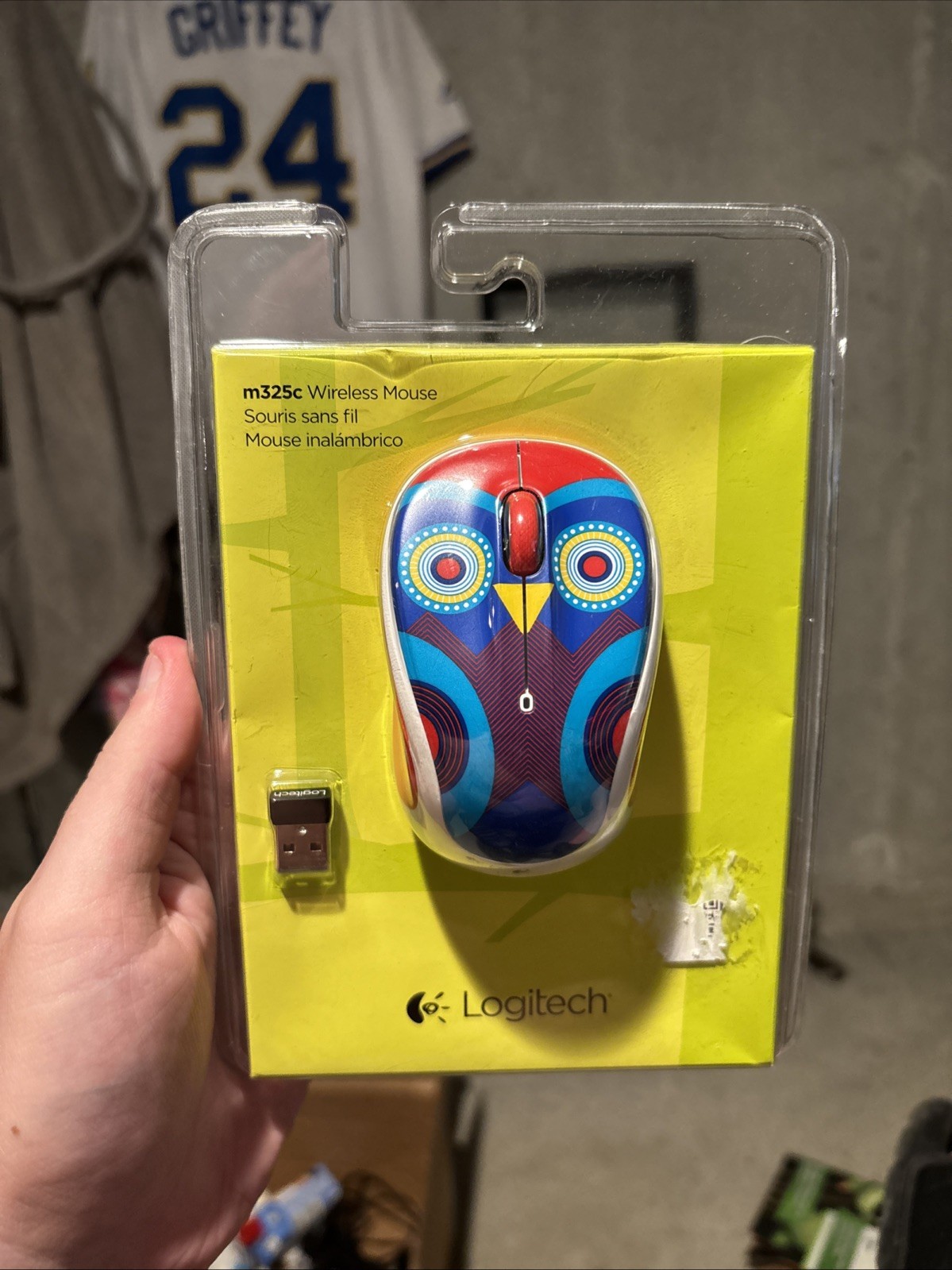 Logitech M325 M325C OLIVIA OWL Wireless USB Mouse - NEW/SEALED Retail Package