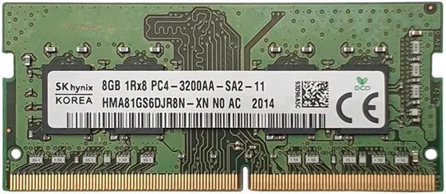 SK Hynix 8GB SODIMM RAM 1Rx8 PC4-3200AA | HMA81GS6CJR8N-XN
