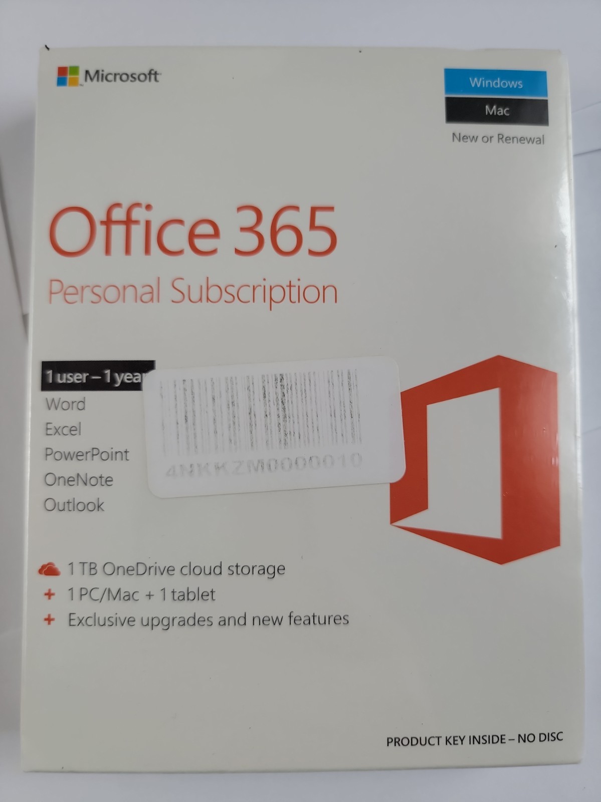 Microsoft 365 Personal - Box Pack - 1 Person - 12 Month