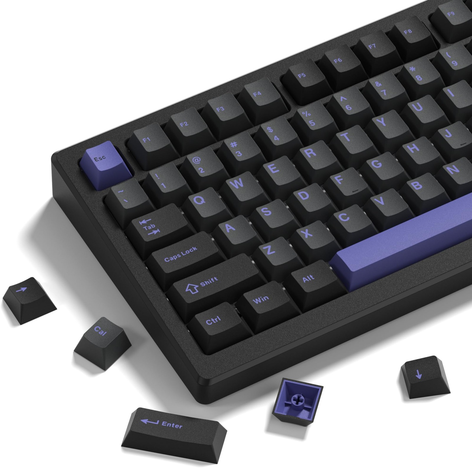 138 PBT Double Shot Cherry Profile Keycaps for Mechanical Keyboard 60 65 75 100%