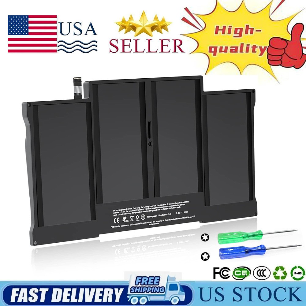 A1466 Battery for MacBook Air 13inch Replacement Battery A1496 A1405 A1377 A1369
