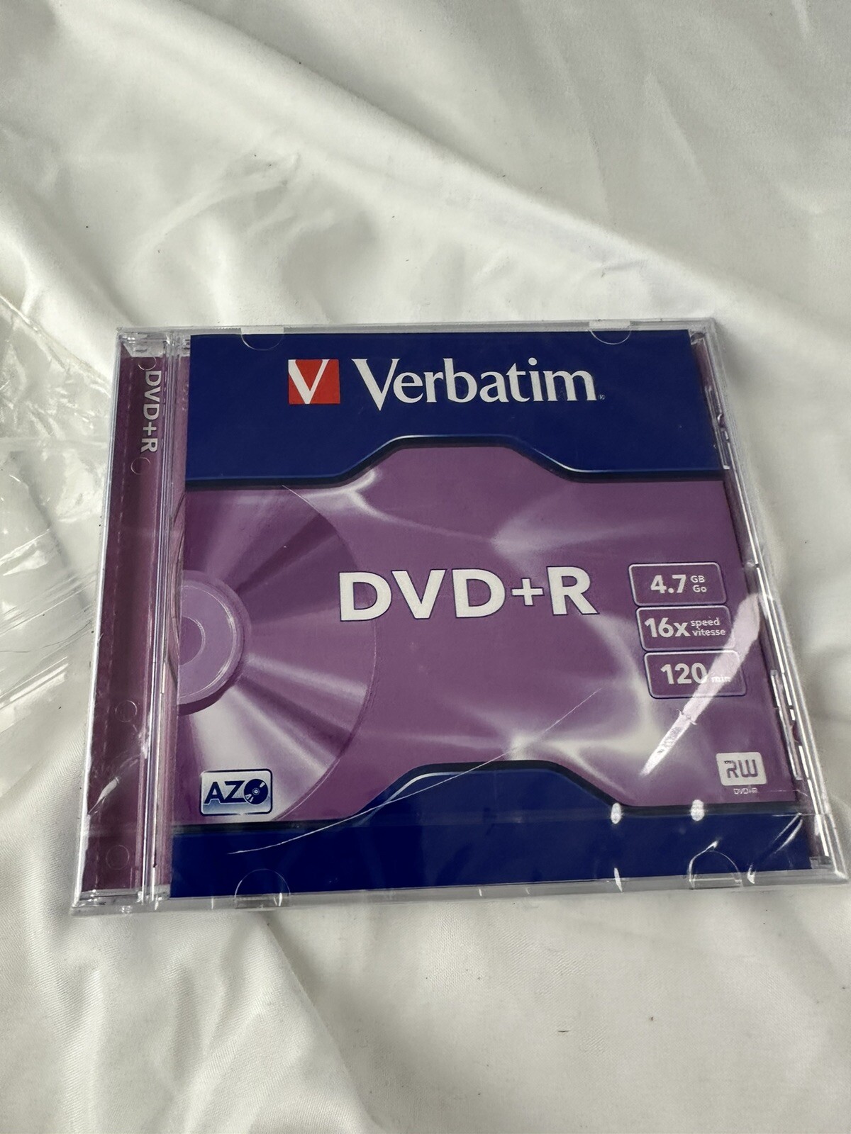 Verbatim DVD +R 4.7, 16X 120 Case Cracked