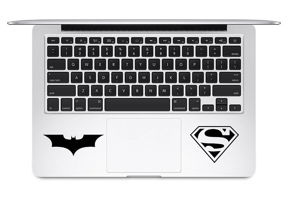 Batman VS Superman Superhero Marvel Decal Trackpad Keyboard Macbook Laptop Vinyl