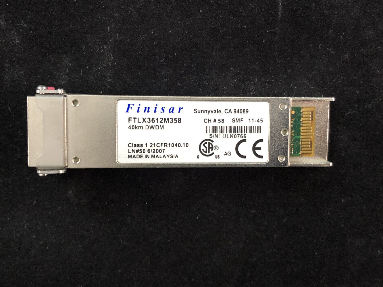 Finisar FTLX3612M358 Original XFP 10GBASE 1531.12nm DWDM 40km