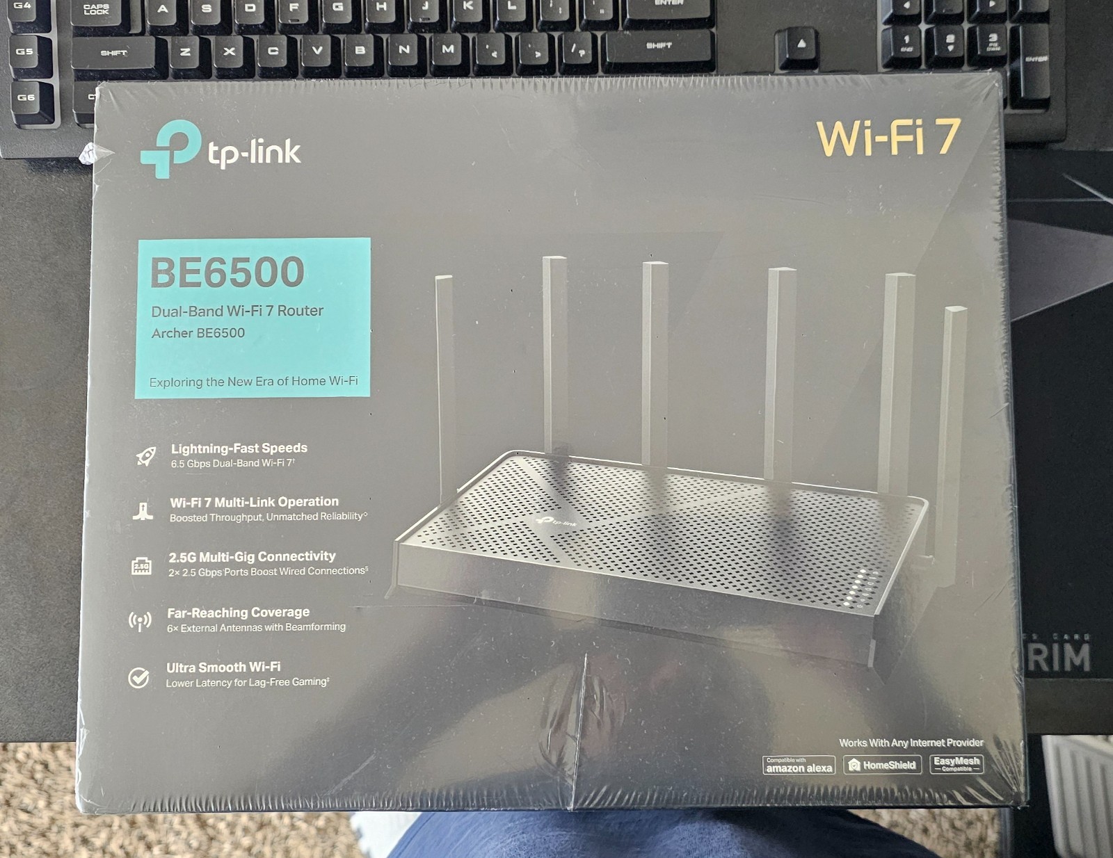 TP-Link BE6500 Dual-Band Wi-Fi 7 Router (Archer BE6500)