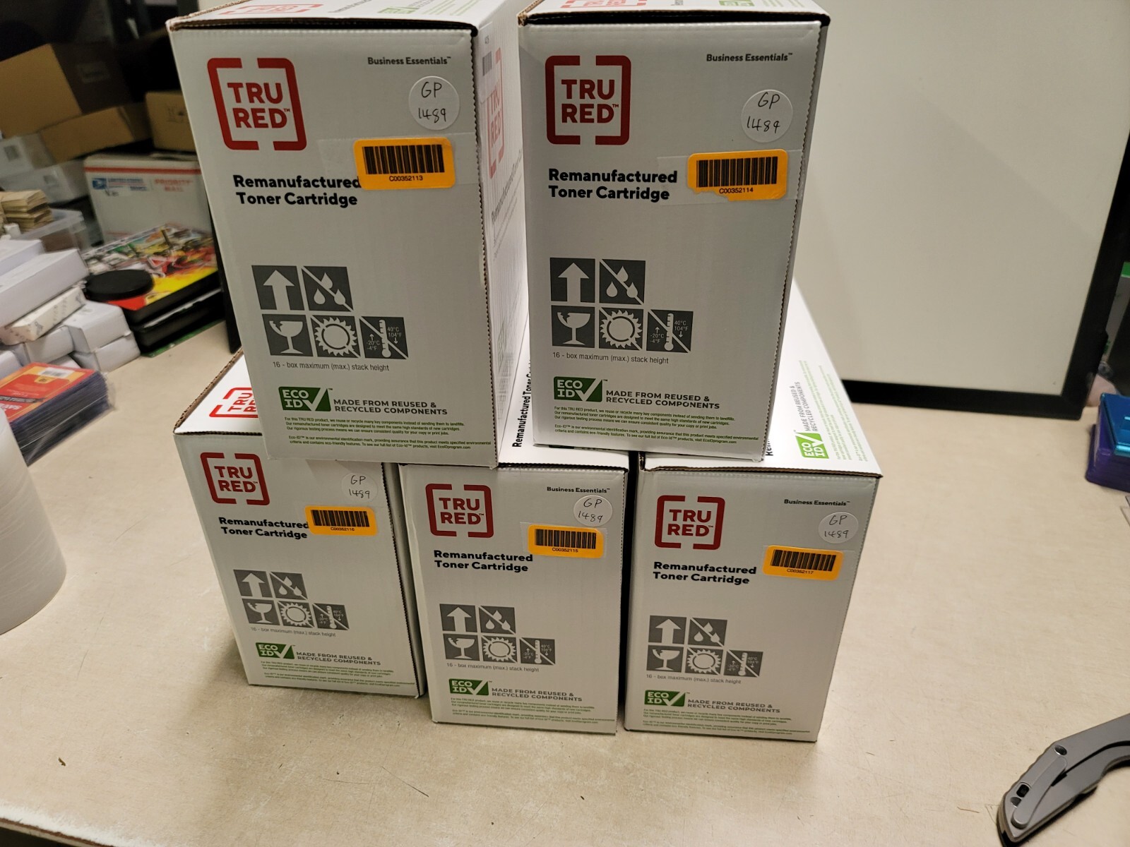 LOT OF 5 Tru Red Remanufactured Toner for HP 051 CE505A  TRCE505A5PKDS