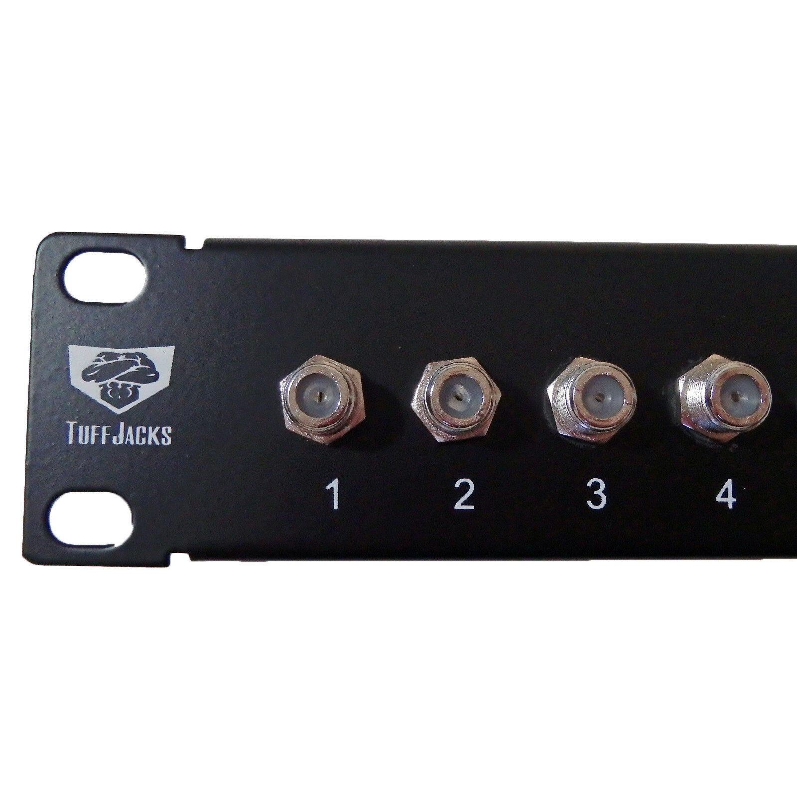 24 Port 1 GHz Coax Patch Panel CATV F Connector 19" Rackmount 