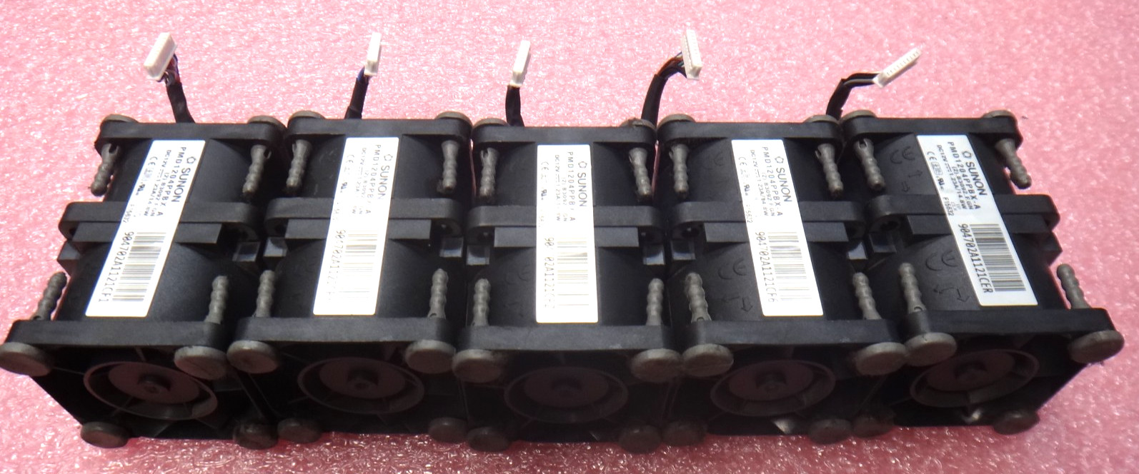 LOT OF 5  Genuine Sunon PMD1204PPBX-A FAN AXIAL DUAL 40X56MM 12VDC