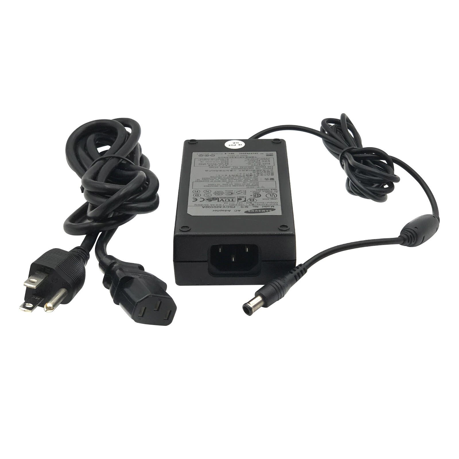Genuine Samsung AC Adapter for Samsung SyncMaster SM - Series LED Monitros