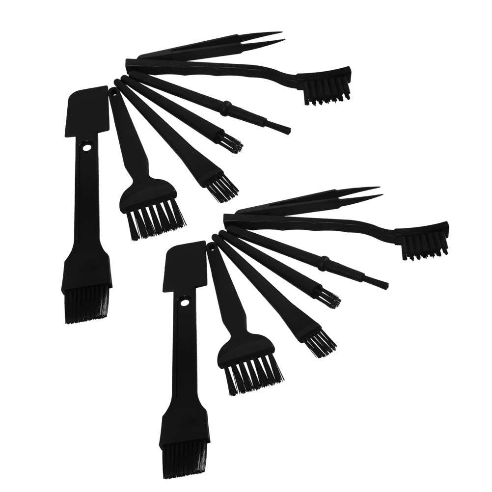 2 Sets Reusable Anti Static Keyboard Cleaning Brush Kit for Laptop Desktop Black