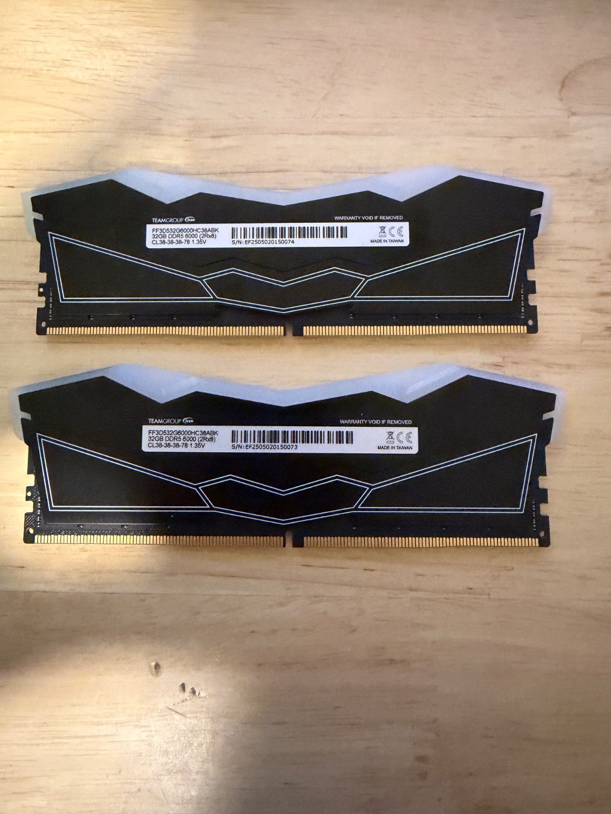 TeamGroup T-Force DELTA RGB 64GB 2x32GB DDR5 RAM 6000MHz FF3D532G6000HC38ABK