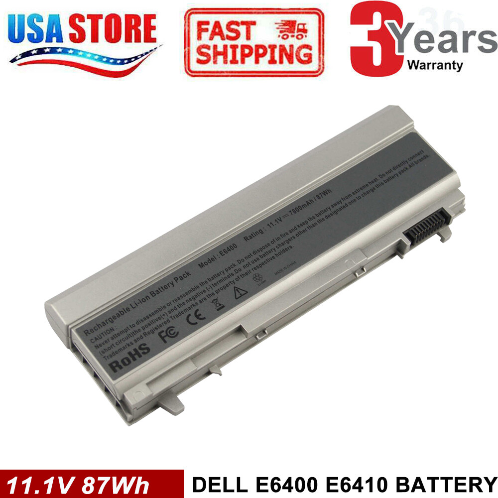 9CELL 87WH Battery For Dell LATITUDE E6400 E6500 E6410 E6510 F8TTW 4M529 COOL