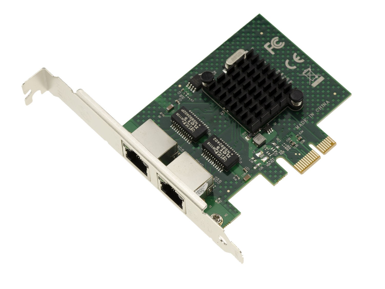 Pcie Dual 2 Lan Gigabit Ethernet Rj45 10 100 1000mb - Broadcom Bcm5720