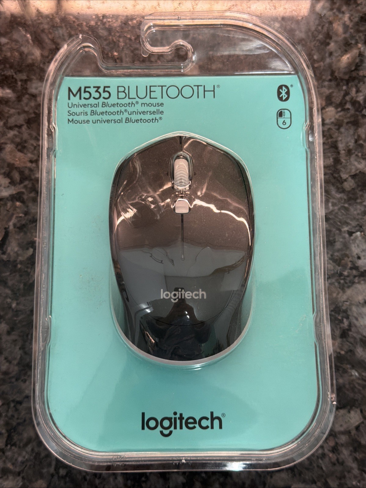 Logitech M535 Bluetooth Mouse Wireless for PC Mac Android Gray/Black -NEW Sealed