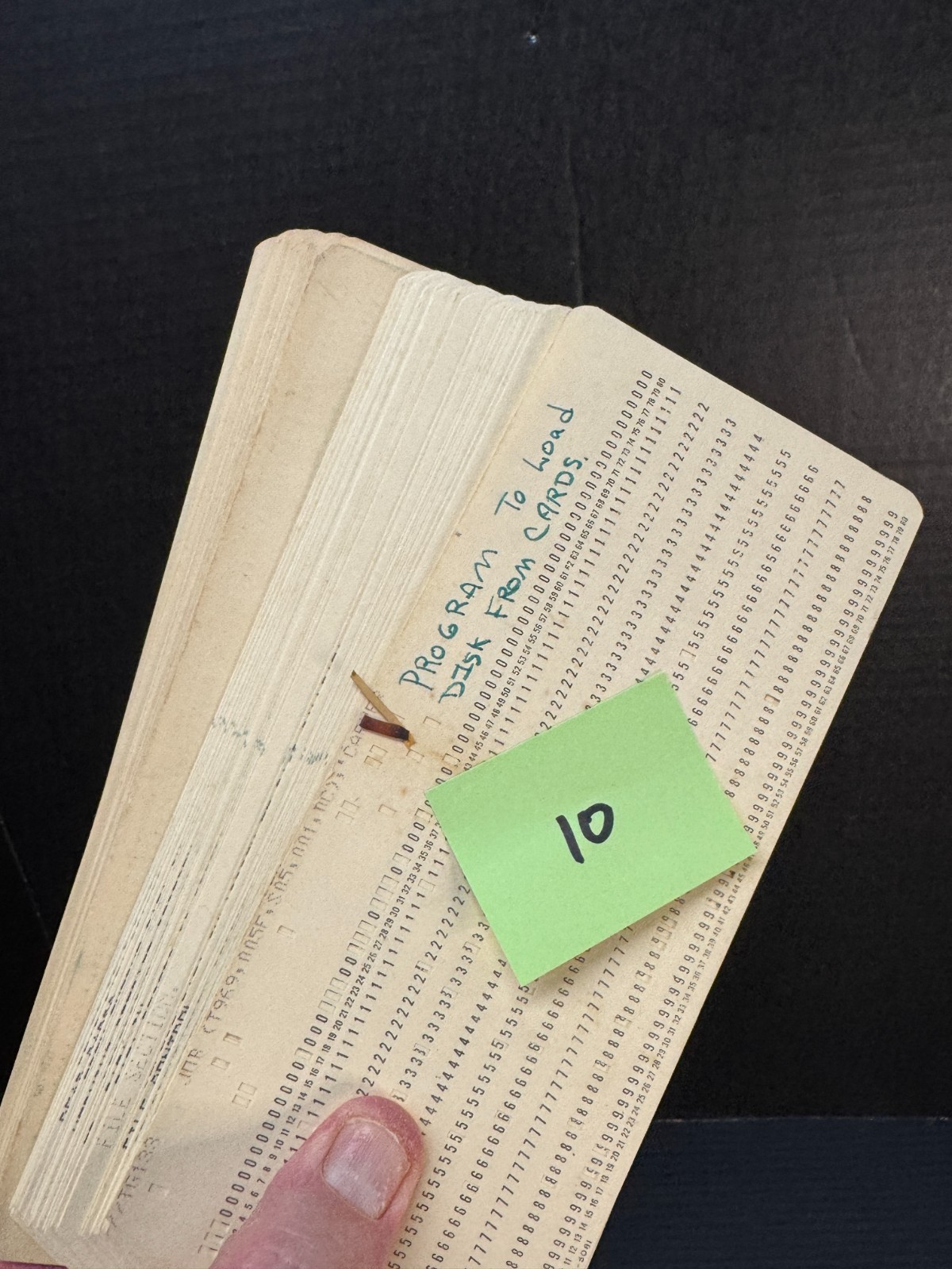 Vintage Computer Program Punch Card Lot 5081 Mainframe - PC10
