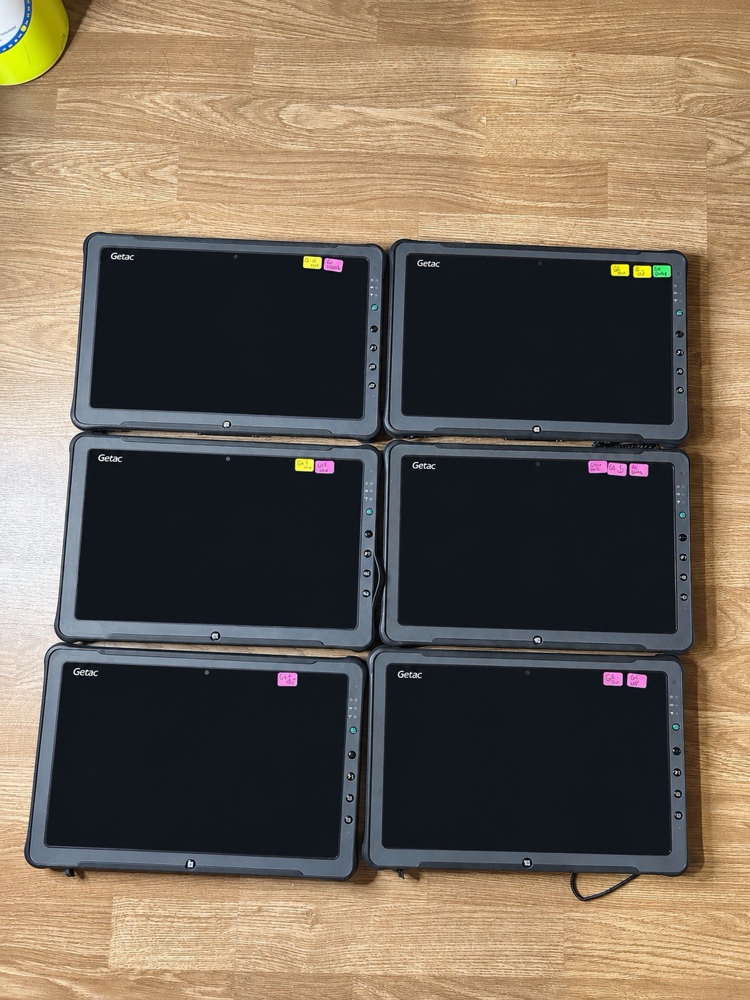 Lot Of 6 Getac F110 G2 Rugged Tablets i5-5200U 8GB 128GB SSD No Batteries