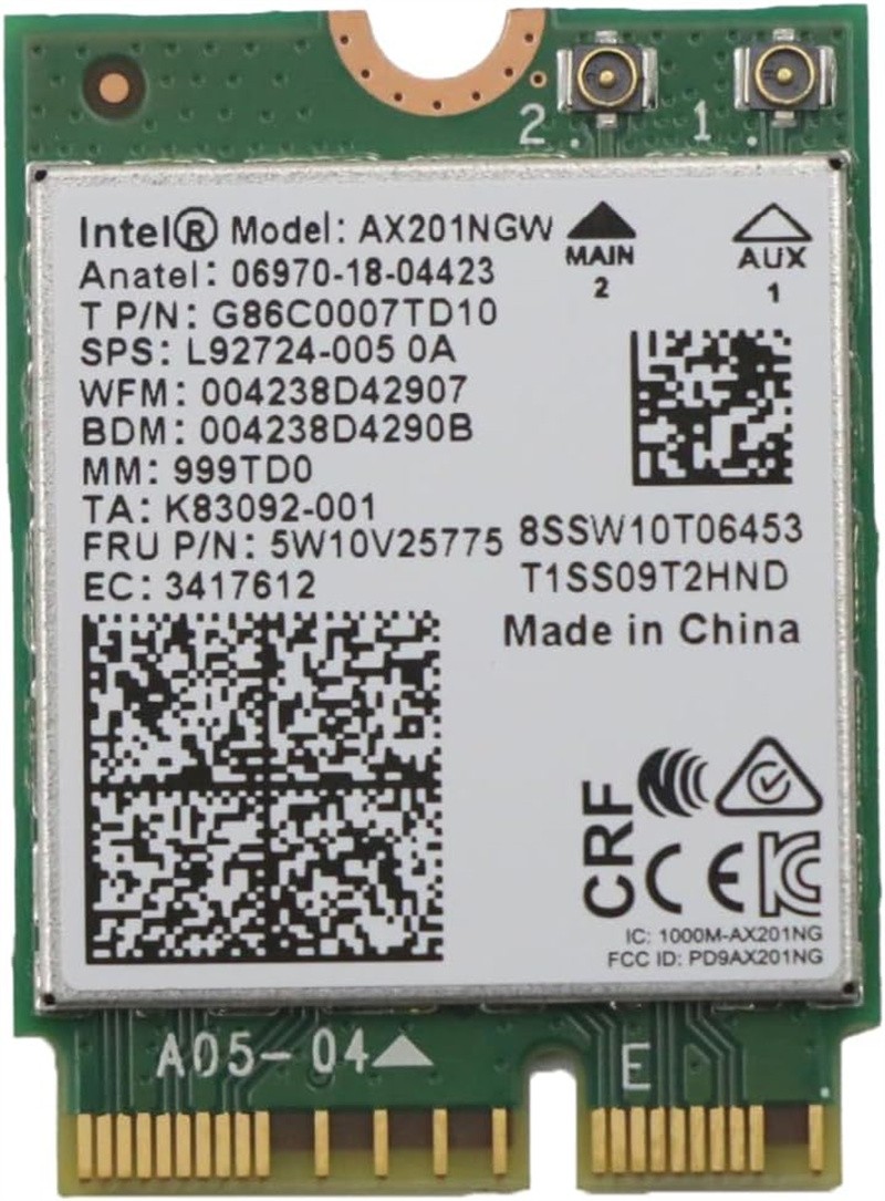 98%New Wifi Card Wlan Wireless Board FOR Lenovo IdeaPad 3 15ITL6 82H8 5w10v25775