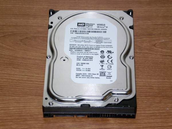 80GB Western Digital WD800JD Good condition