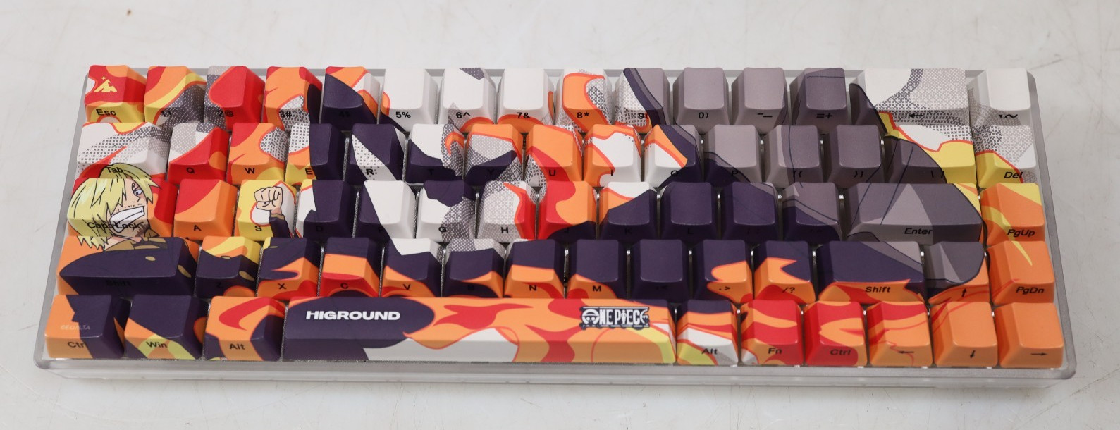 Higround Performance Base 65 Keyboard + Keycap Set One Piece Luffy Edition