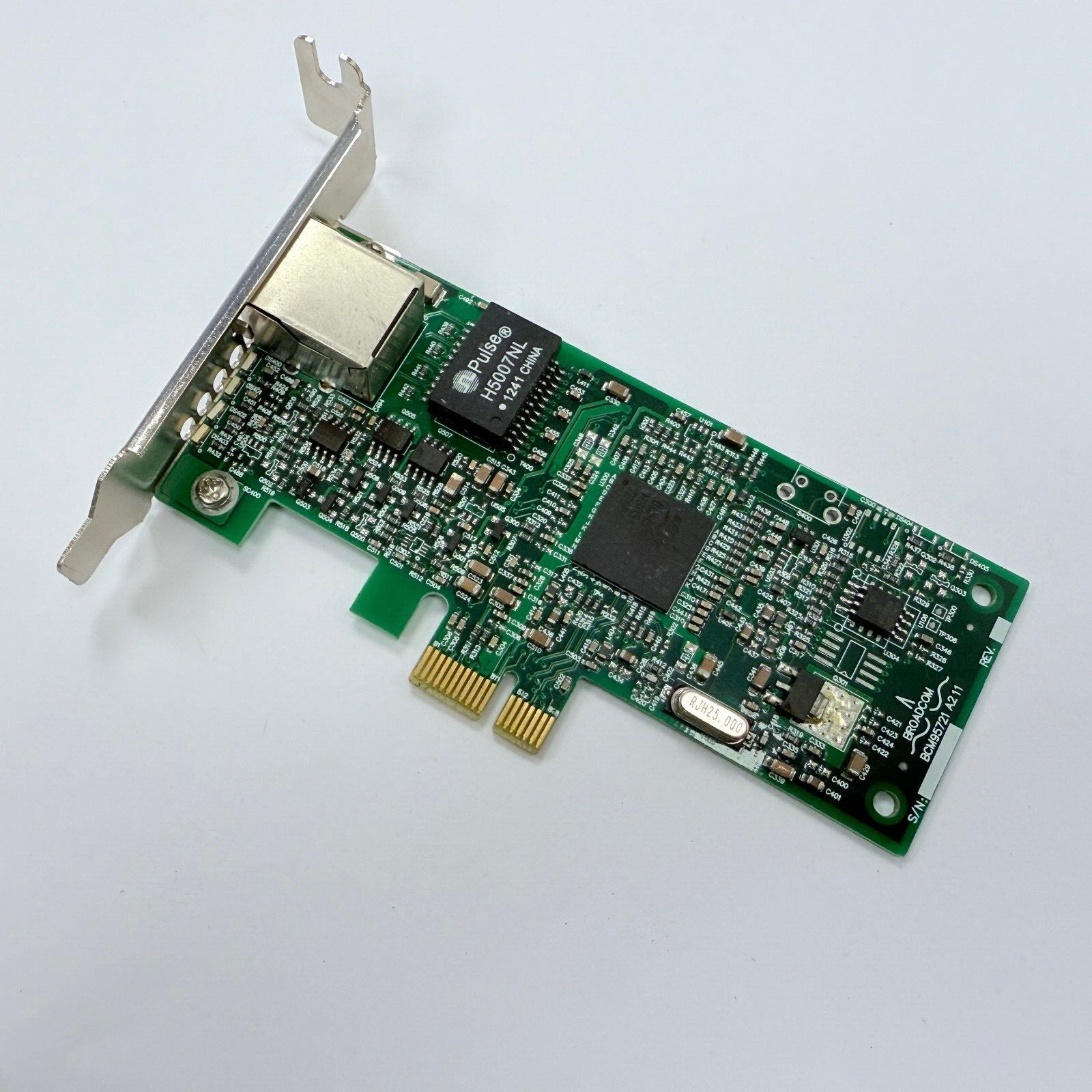 Dell YJ686 Broadcom BCM95721A211 1-Port Gigabit Low Profile NIC     43-2