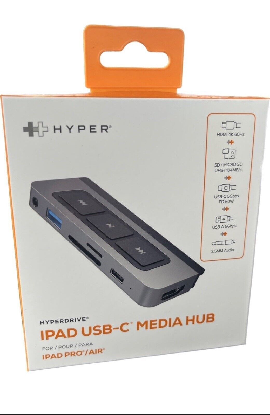 HyperDrive 6-in-1 USB Type-C Media Hub