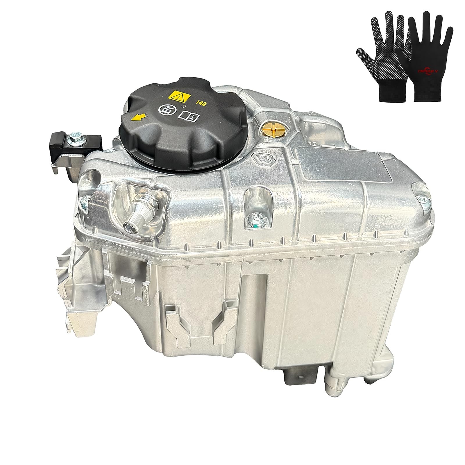 Aluminum Coolant Reservoir Expansion Tank compatible with 2016-2020 BMW G12 G...