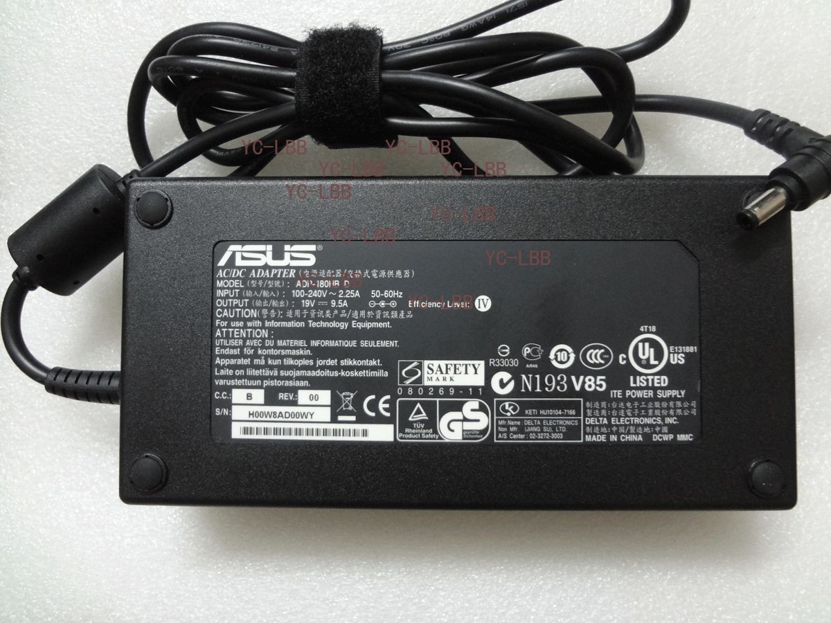 NEW @Genuine Fr ASUS 180W ROG GL702V,ROG GL502V Series ADP-180HB D AC Charger