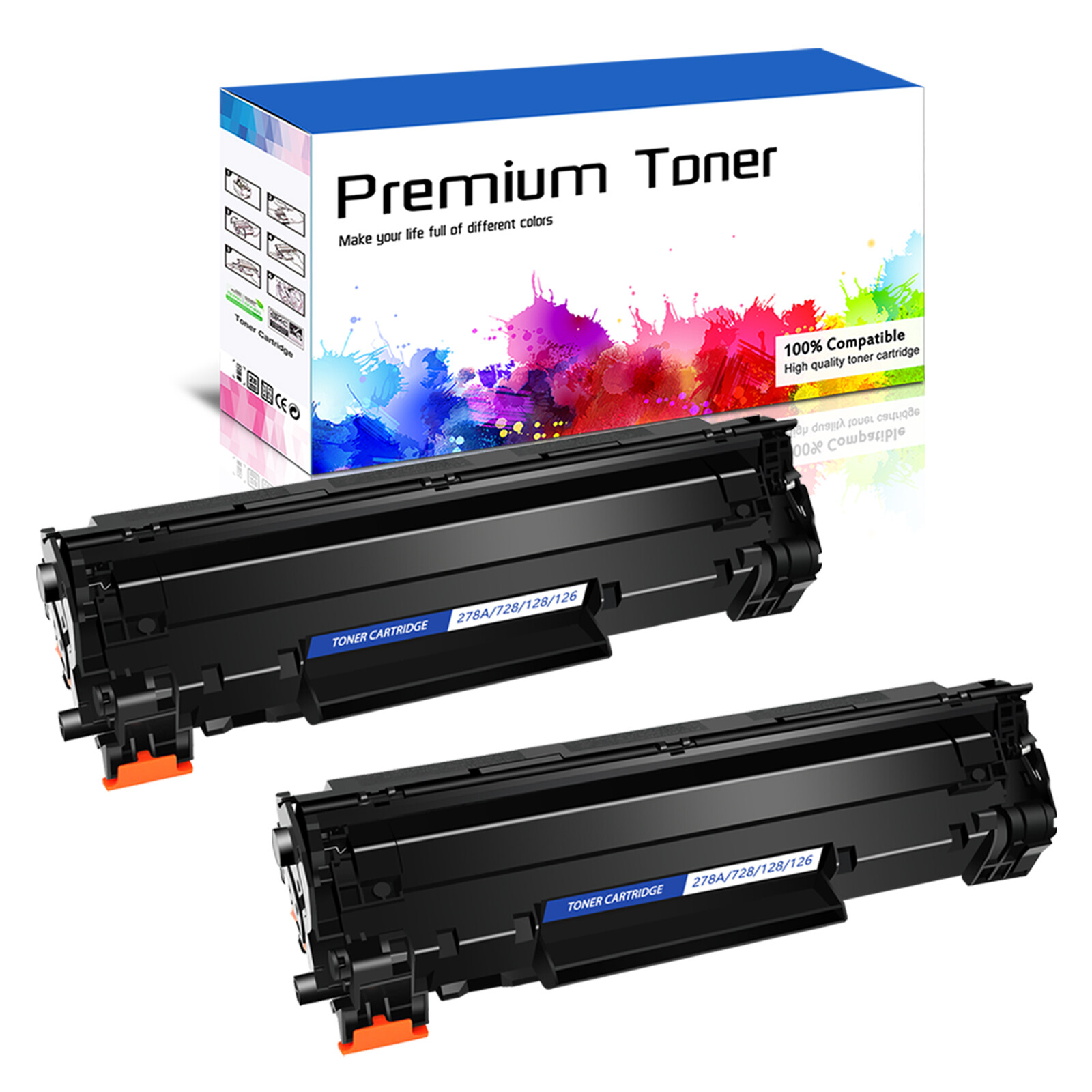 2PK CRG128 Toner Cartridge Fit For Canon ImageClass MF4450 MF4570dn MF4570dw