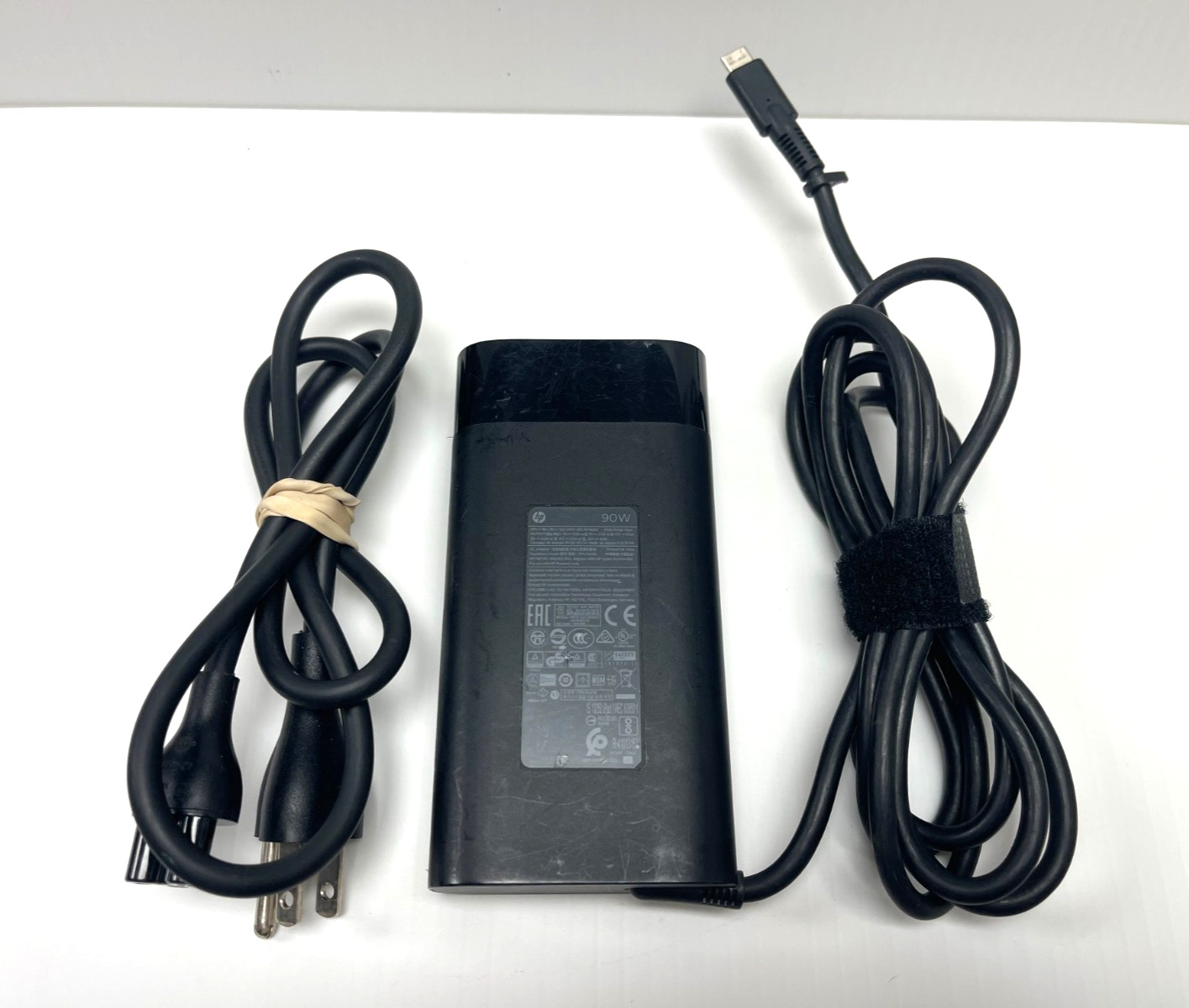 Genuine HP 90W AC Adapter USB-C Type C 20V 4.5A Laptop Charger TPN-DA08 940282