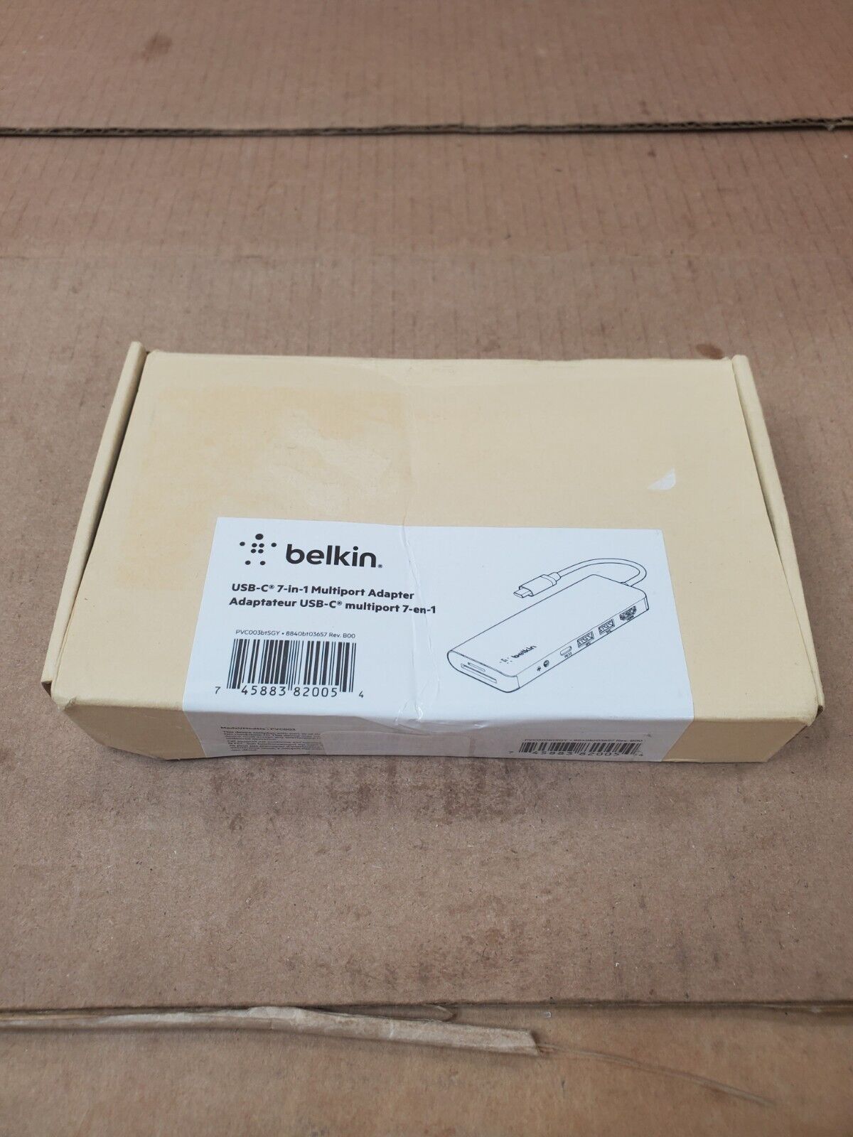 Belkin CONNECT USB-C 7-in-1 Multiport Hub Adapter (pvc003)