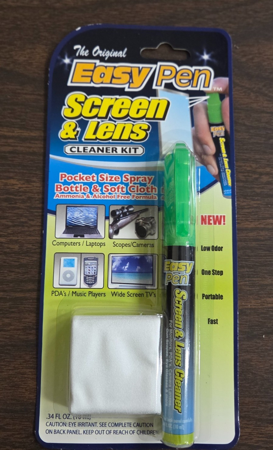 SCREEN & LENS CLEANER, The Original Easy Pen Screen and Lens Cleaner Kit