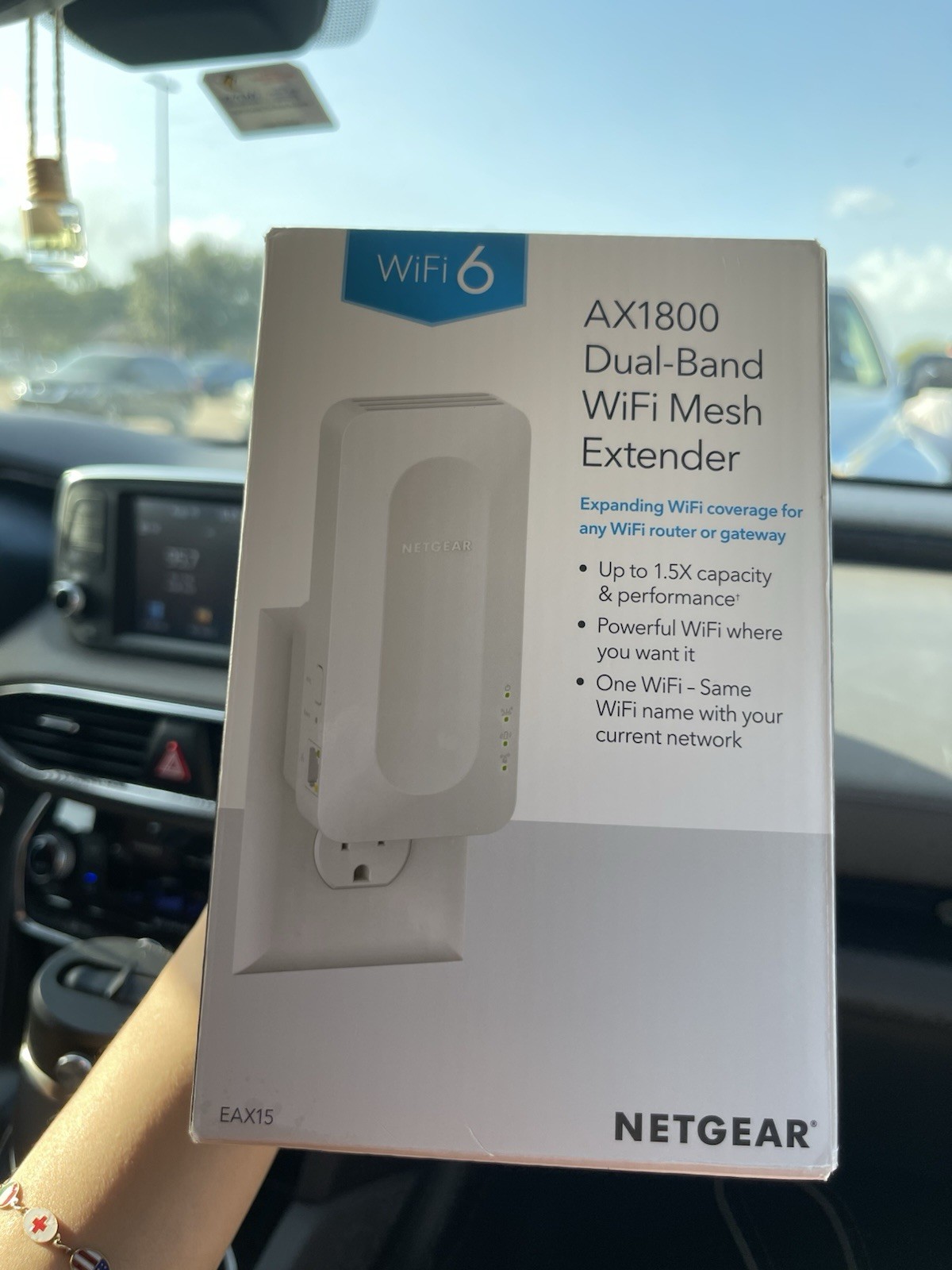NETGEAR AX1800 White WiFi Mesh Extender