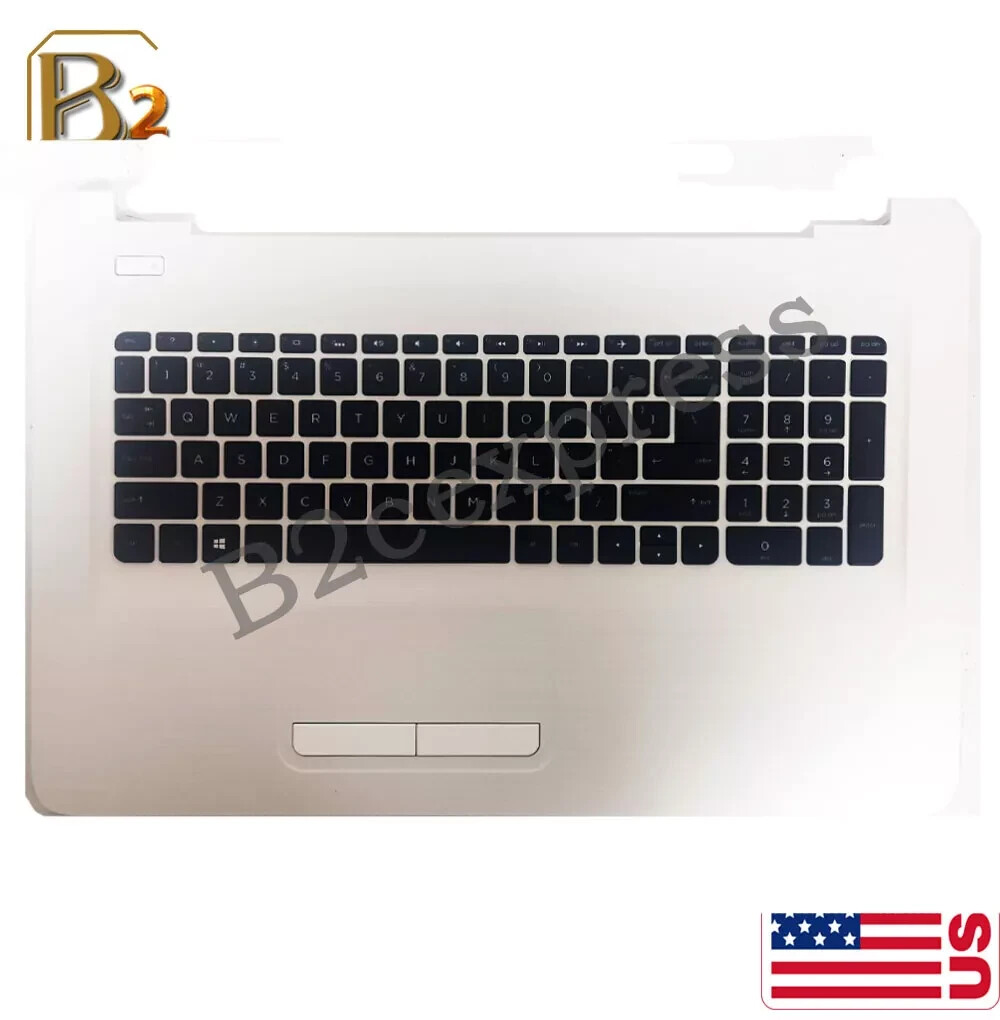NEW  HP 17X  17-X 17-Y Palmrest w/ Backlit Keyboard & Touchpad 856773-001 US