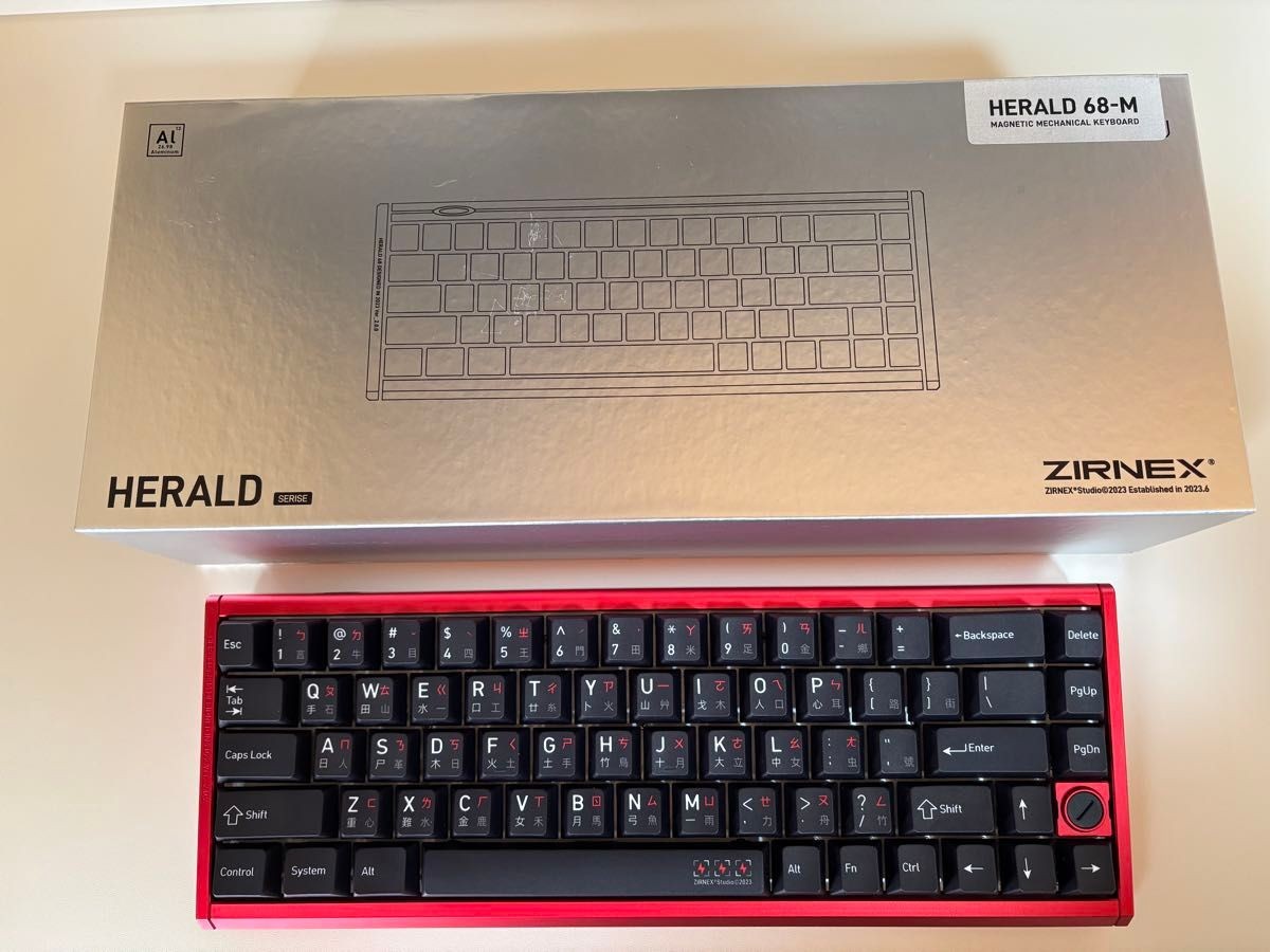 Zirnex Herald 68M Pulsar X2H Mechanical Keyboard with Mouse and 4K Dongle