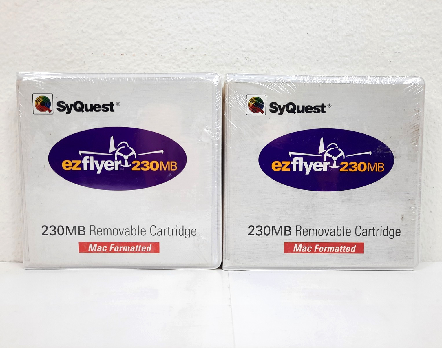 NOS SyQuest EZFlyer 230MB Removable Hard Disk Cartridge for Mac L G1N