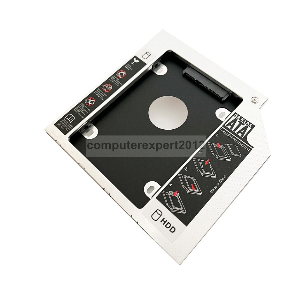 2nd Hard Drive SSD HDD Optical Caddy Tray for Dell PowerEdge R620 R630 R420 R430